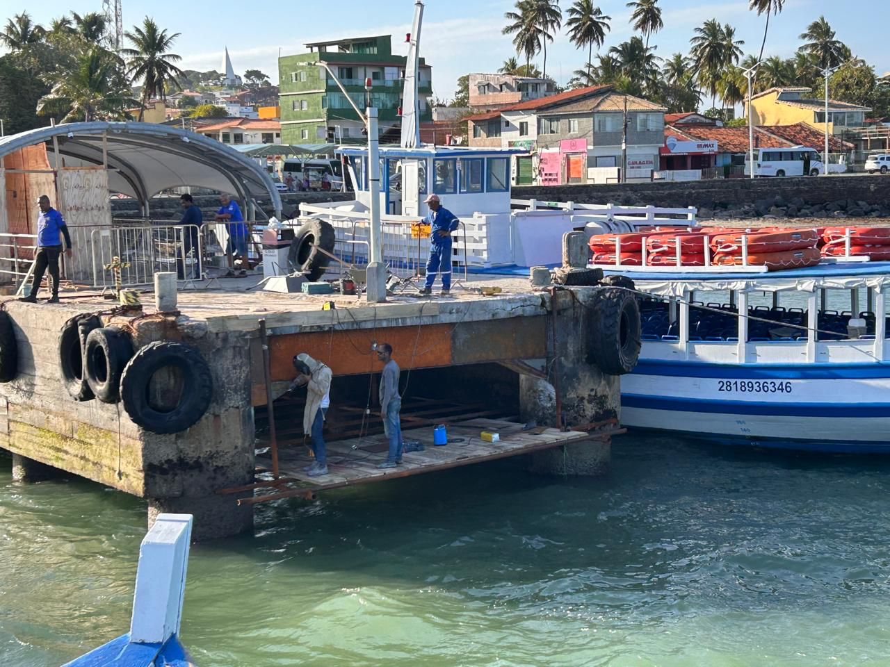 Obra de infraestrutura aquática